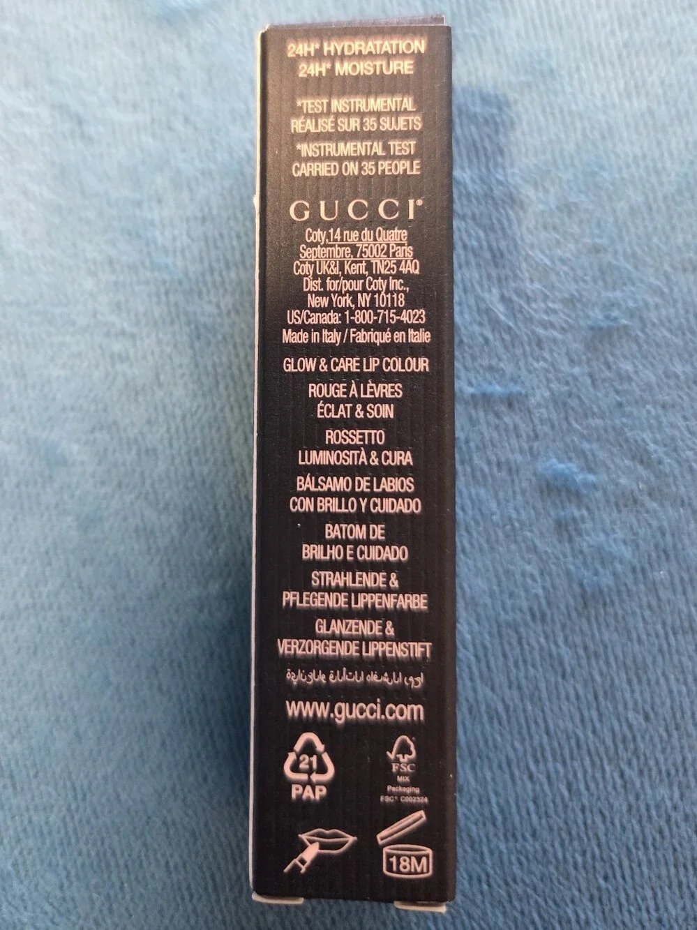 NIB Gucci Rouge De Beauté Lipstick In Valeria Rose